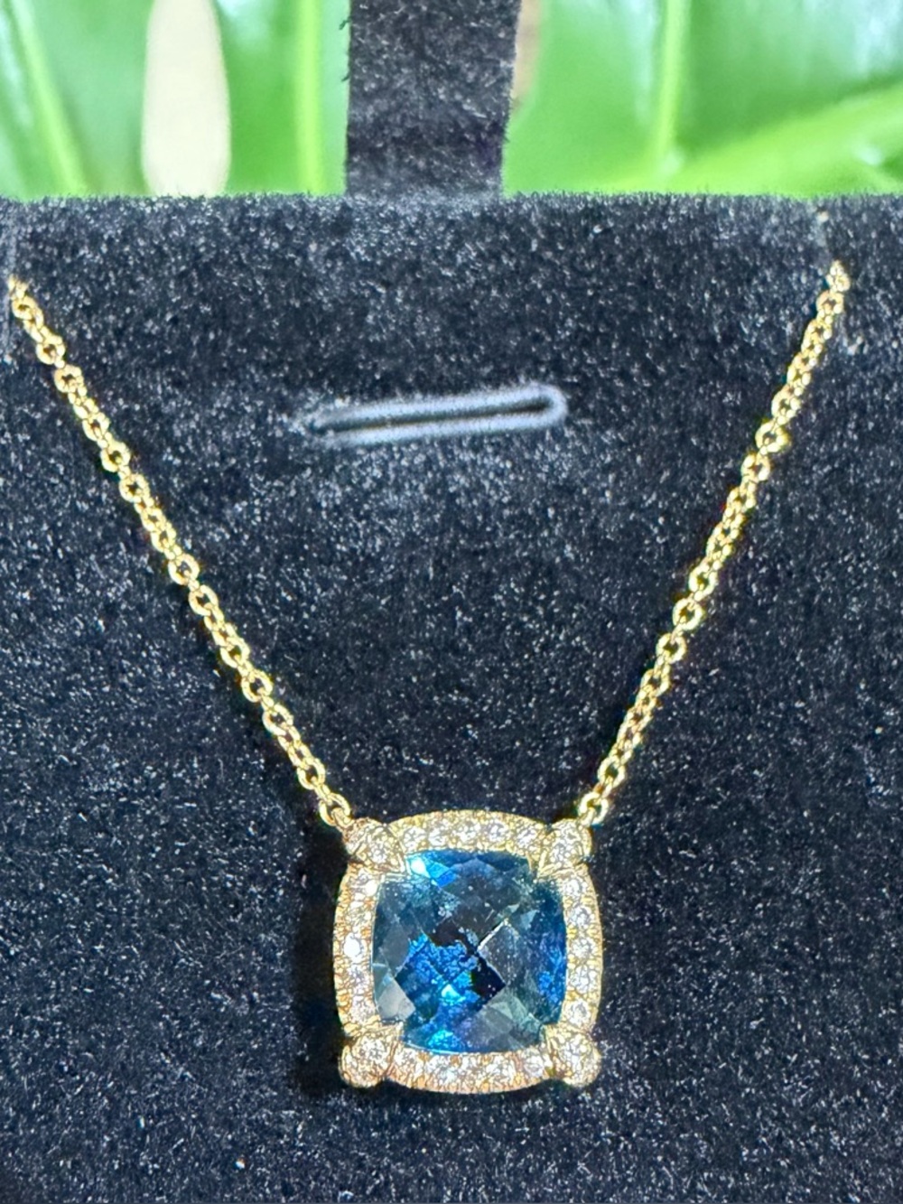 ❤️ David Yurman 18K Petite Chatelaine Pendant Necklace